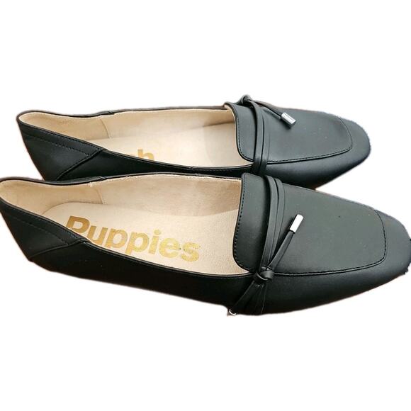 HUSH PUPPIES Women's Alice Ballet Loafer Black Sz 8.5M Shoes - Picture 1 of 5